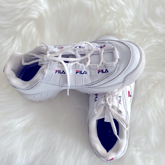 FILA Disruptor White Trainers Size -8.5 - Picture 5 of 12